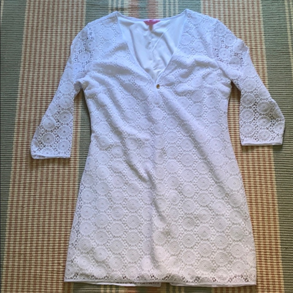 Lilly Pulitzer Lamora Lace tunic dress, XL
